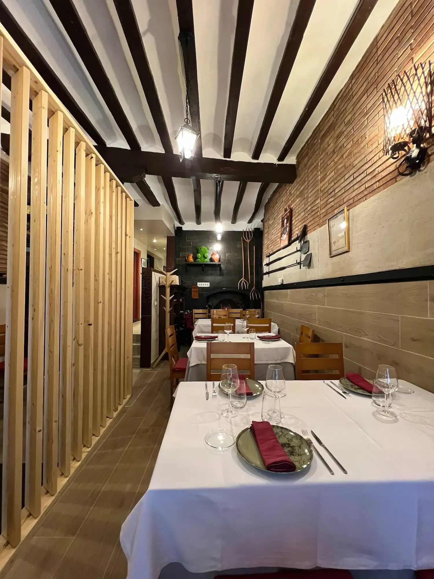 Interior del restaurante